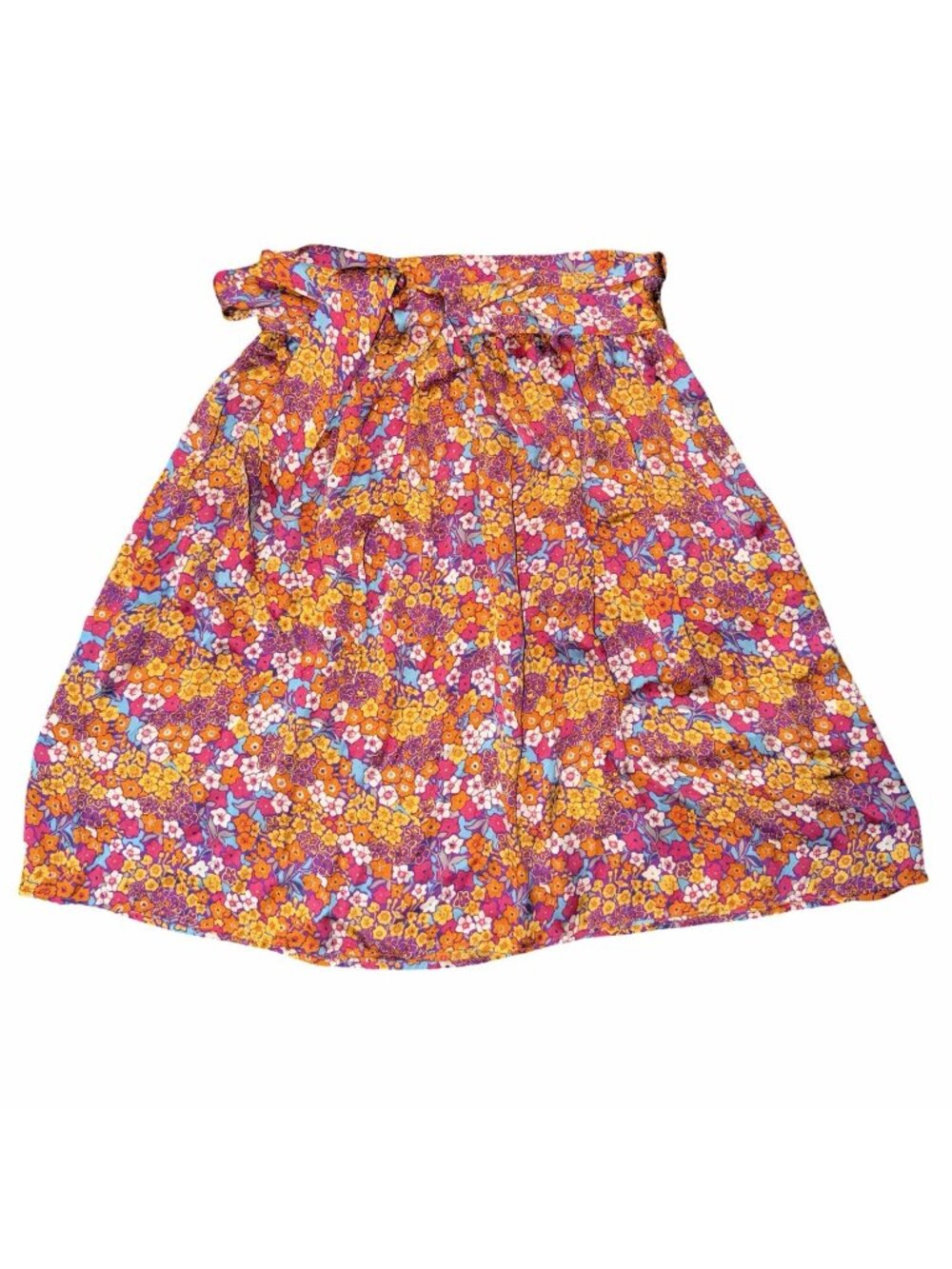 Red Valentino 100% Silk 4 Ditsy Floral Mini Skirt Groovy Summer Festival Style